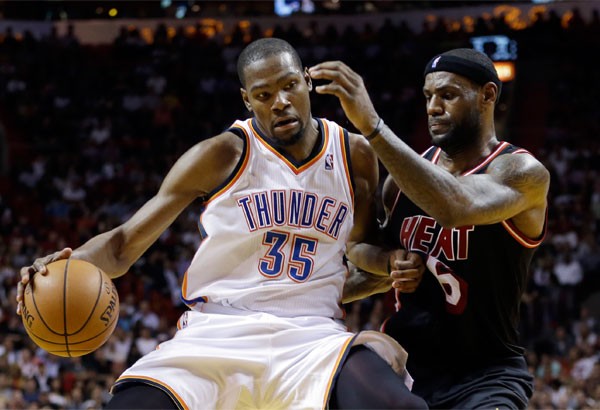 Kevin Durant scores 33 as Thunder rout Heat 112-95