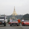 Classic cars embark on 2 week trip around Myanmar