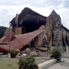 This 400-year-old church in Bohol collapsed in the earthquake. (Twitter: Robert Michael Poole)
