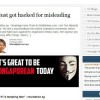 The Messiah hacks into Straits Times site in Singapore