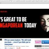 Anonymous hacks Singapore PM website after his warning