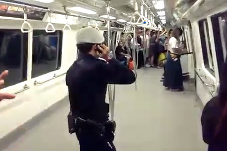 Video: Singapore ‘Subway Samurai’ with sword arrested