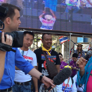 (Video) Thai protest leader accused of ‘anti-foreigner’ rant
